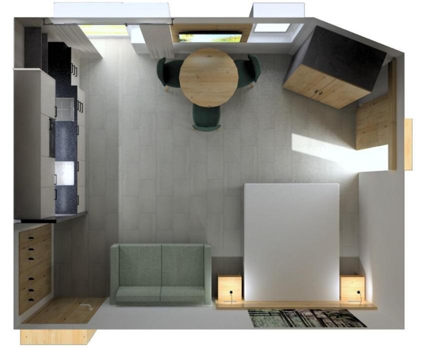 Ferienhaus Mott Lermoos Phòng bức ảnh